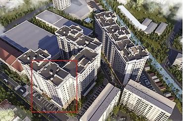 2 комнаты, 58 м², Юнусалиева/Суванбердиева 12 этаж — 2