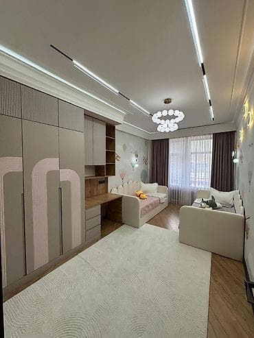 Квартиры: 3 комнаты, 116 м², Асанбай мкр Элитка, 13 этаж, Дизайнерский ремонт — 10