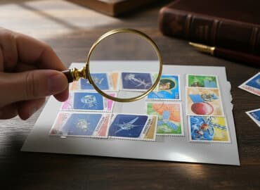 продаю связи с переездом: Небольшой альбом с марками — 1