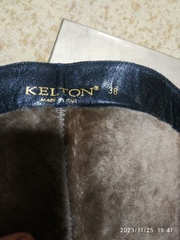 сапоги зимние женские натуральная кожа натуральный мех распродажа: Сапоги, 36, Ecco, Б/у, цвет - Коричневый — 2