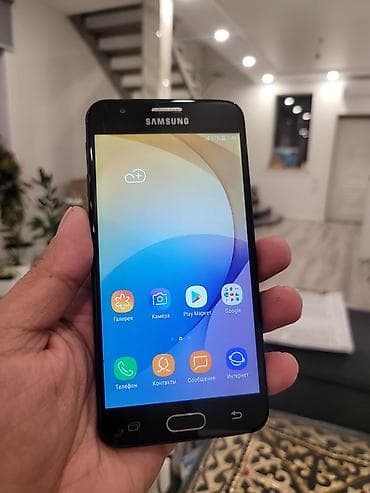 galaxy 6: Samsung Galaxy J5 Prime, Б/у, 16 ГБ, цвет - Золотой, 2 SIM — 1