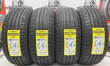 шина 21555r16: Шины 215 / 55 / R 16, Лето, Б/у, Комплект, Легковые, Китай, Sonix — 1