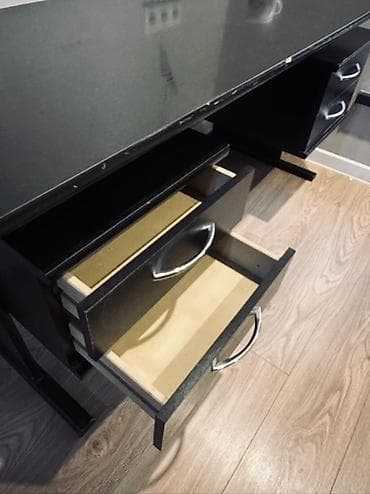 компьютер стол купить: Компьютерный стол, Б/у, С полками — 4