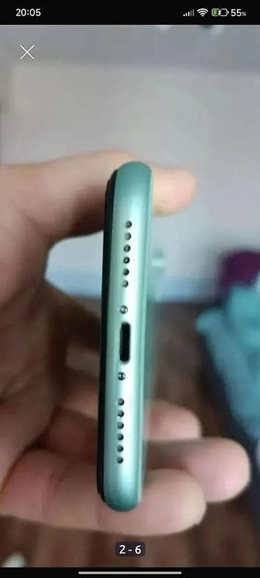 айфон 11 новые: IPhone 11, 128 ГБ, Зеленый, Защитное стекло, Чехол, Кабель — 5