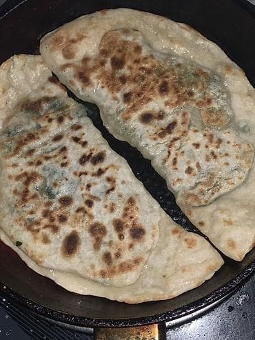 шашлык готовый: Домашние лепёшки-лаваши с начинкой (чебуреки/гёзлеме-стайл) — 1