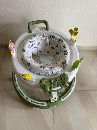 ходунки: Детские ходунки с игровым столиком - Круглая устойчивая база на — 2