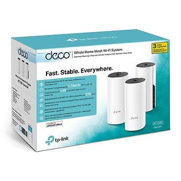 Модемы и сетевое оборудование: Модем TP-Link Deco M4 (AC1200) — домашняя Mesh Wi‑Fi система из 3 — 1