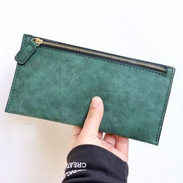 женский кошелек с двумя молниями: Женский кошелек клатч на молнии качество отличное 6 слотов для — 5