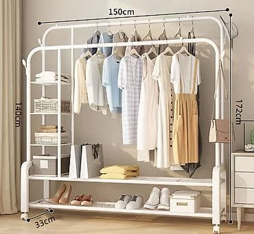 Напольная стойка-органайзер для одежды Double Pole Hanger (модель
