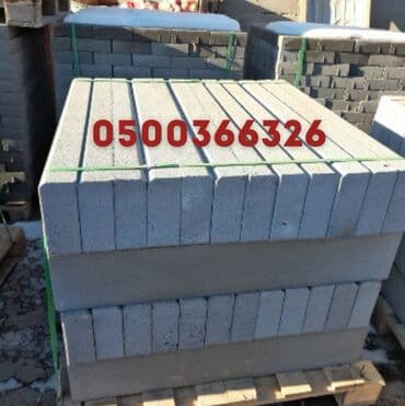 брусчатка бишкек дом брусчатки'' тротуарная плитка бордюры бишкек: Дорожный бордюр, Прессованный, Бетонный, Новый — 1