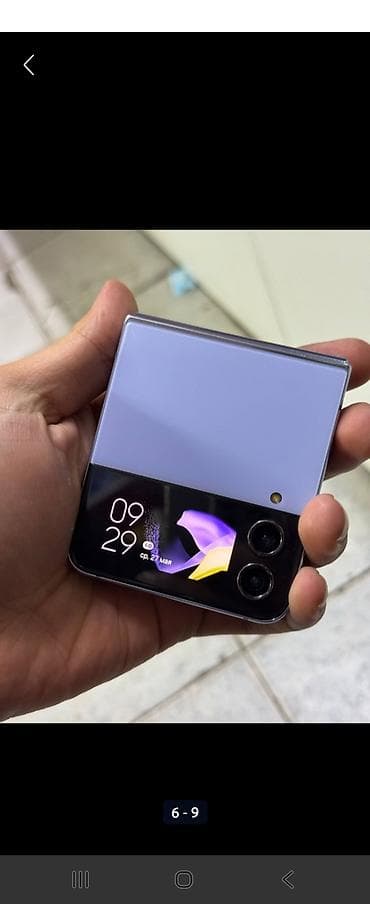 z flip: Samsung Z Flip, Б/у, 256 ГБ, цвет - Фиолетовый — 7