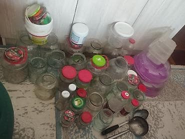 Отдам даром: Бесплатно алып кетсенер болот 3 л2л 1л все с крышкой — 4