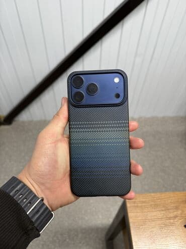 iphone ноутбук: IPhone 17 Pro Max, Б/у, Синий, 100 % — 5