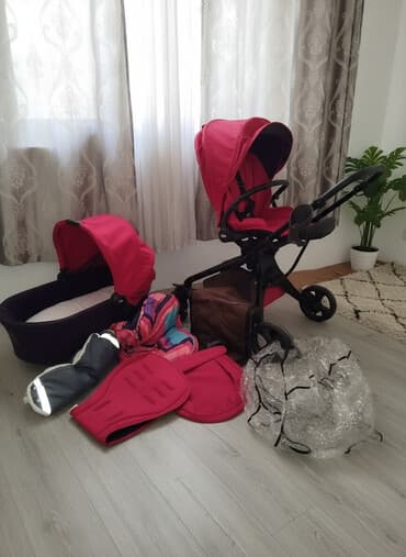 прогулочная коляска зима лето: Коляска, Б/у — 2
