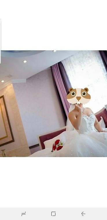 Личные вещи: Свадебное платье, Со шлейфом, Б/у — 6