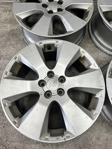 Транспорт: Литые Диски R 17 Subaru, Комплект, отверстий - 5, Б/у — 2