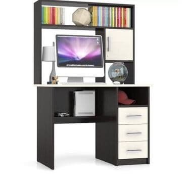 компьютеный стол: Компьютерный стол с большим количеством шкафов, очень хорошего — 2