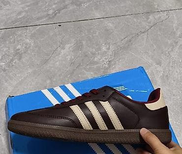 брюки лосины с: Кроссовки adidas Samba в классическом ретро-стиле. Низкий силуэт — 3