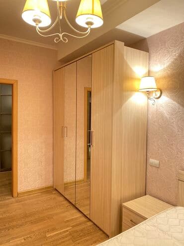 ищу кровать: Уктоочу бөлмө гарнитуру, Колдонулган, Шкаф, Эки кишилик керебет, Тумба, МДФ, Өзү алып кетүү, түсү - Саргыч боз — 4