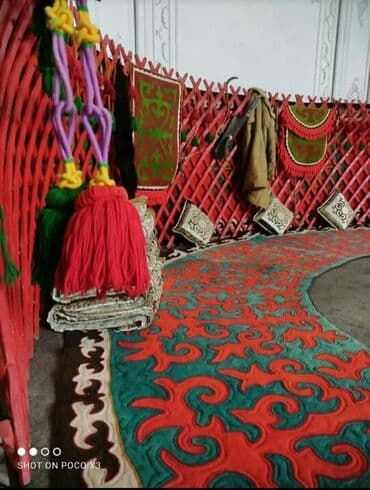 продам юрту бу: Боз үйлөрдү ижаралоо, Каркасы Жыгач, 85 баш, Идиш-аяк — 5