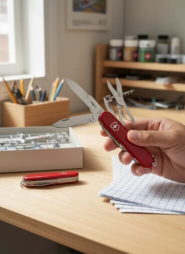 бишкек эмерек: Мультитулы Victorinox (классические швейцарские ножи), красные — 1