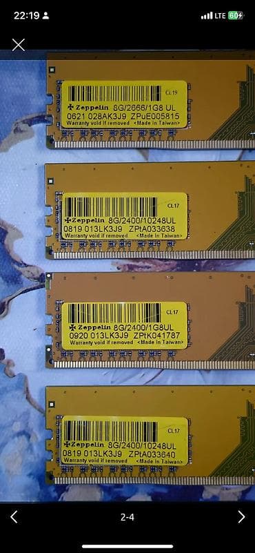 1600: Оперативная память (RAM) для ПК, Новый, 8 ГБ, DDR4, 2666 МГц — 2