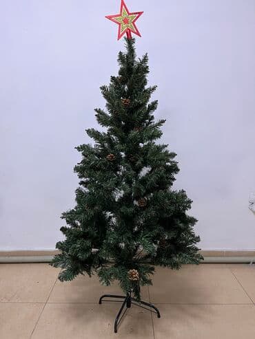 Ликвидация склада! Товары по оптовым ценам!: Ель Ёлка с шишками 150см + игрушки в подарок! [ акция 50% ] - низкие