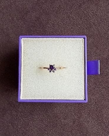 585 золото: Кольцо, Проба 585, Женские, Новый — 1