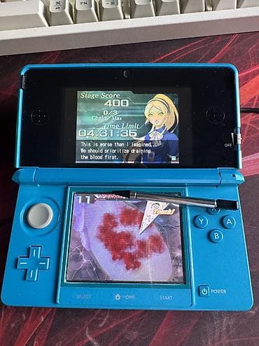 планшеты детские: Nintendo 3ds old, бирюзовая, оригинальный кузов, идеальное состояние — 5