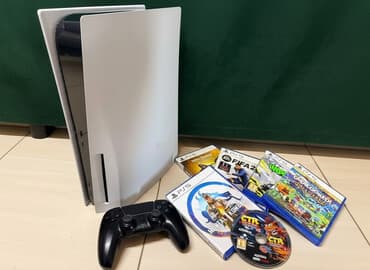 самсунг с 5: PS5 фат модель комплект полный, все необходимые провода и геймпад — 1