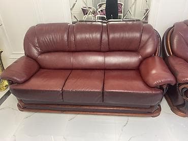 мягкая мебель из дерева: Комплект мягкой мебели, цвет - Коричневый — 5