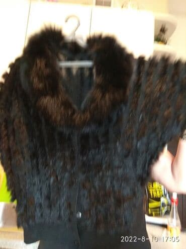 tech fleese: Распродажа манто натуральный мех Кролик на трикотаже.Воротник Писец — 4