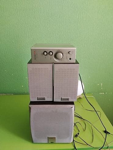 Комплект техники для ПК и аудио: 1) Акустика Microlab 2.1 + усилитель