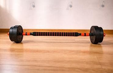 Спорт и хобби: 2 разборные Гантели по 7.5кг, всего 15 кг. новые в отличном состоянии — 3