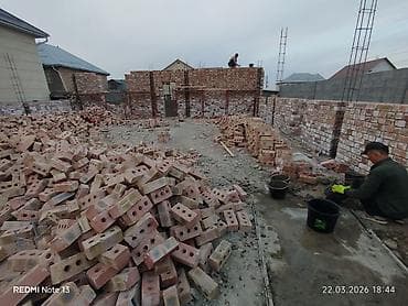 Услуги по строительству и ремонту: Уйлорду фундаменттен крышагачейинкум шыбак,стоянка,кирпич кладка — 1