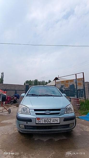 Унаа сатуу: Hyundai Getz: 2004 г., 1.4 л, Кол менен иштөөчү, Бензин, Хетчбек — 4