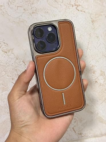 айфон продаю: IPhone 14 Pro, 256 ГБ, Deep Purple, Чехол, 80 % — 5
