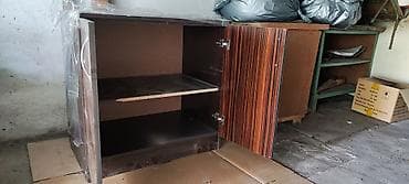 Оңдоп-түзөө жана курулуш: Кийимдер үчүн тумба, Күзгүсүз, ЛДСП, түсү - Күрөң — 4