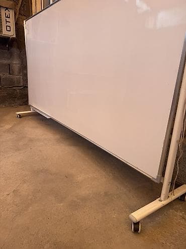 маркерная доска для дома: Передвижная маркерная доска на колесах - Большая двухсторонняя — 3