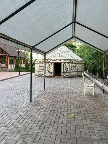 Аренда юрты, Каркас Деревянный, 85 баш, Казан, Посуда, С полом