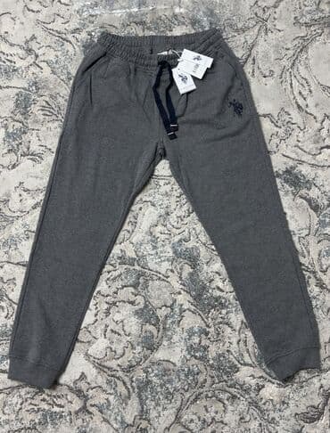 брендовые вещи оригинал: Мужской спортивный костюм, L, Us Polo Assn, Новый, цвет - Серый — 2