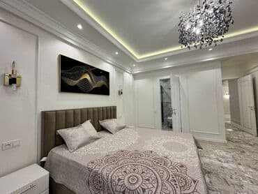 сдаю квартиру в бишкеке на долгий срок: 1 комната, Душевая кабина, Постельное белье, Кондиционер — 3