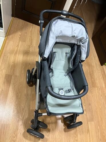 прогулочные коляски с рождения: Коляска, Б/у — 7