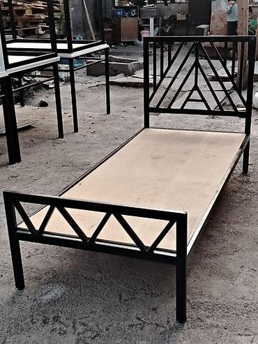 кровать железный односпалка: Односпальная кровать, Новый, Каркас без матраса, длина - 80 см — 5