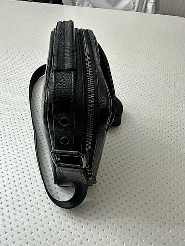 Сумкалар: Классикалык сумка, Butun, Материалы: Нукура булгаары, Сыдырмалуу, Эркектердики — 2