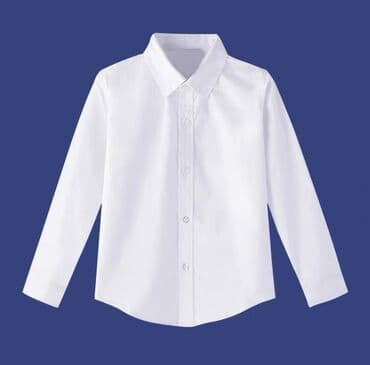 школьный фартук на прокат: Школьная форма, цвет - Белый, Новый — 2