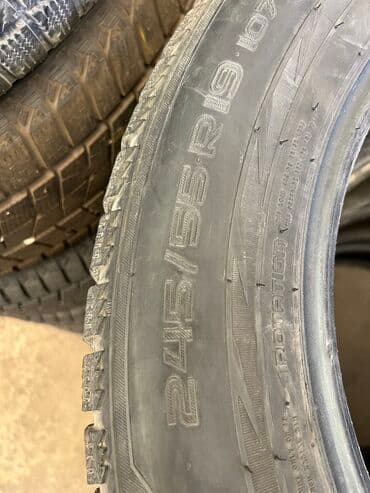шина на ниву: 245/55/19 Nokian Комплект в отличном состоянии Без шишек и порезов — 4