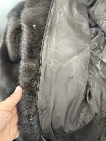 Спецодежда: Шуба, Норка, По колено, S, M — 2