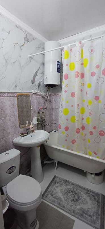 квартира бишкек джал аренда: 1 комната, Душевая кабина, Постельное белье, Парковка — 4