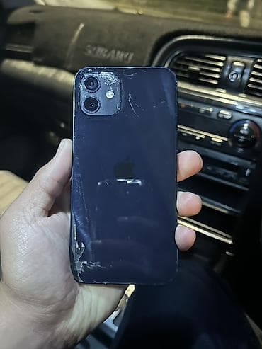 IPhone 12, Б/у, 128 ГБ, Черный, 72 % — 3